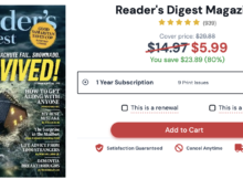 DiscountMags.com Offering Black Friday Early Access Deals on A Variety of Magazines Daily Through November 24th – Updated